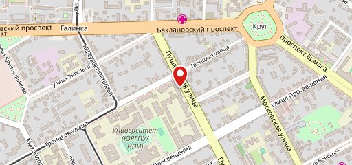 Комбинат питания «Мелиоратор» на карте