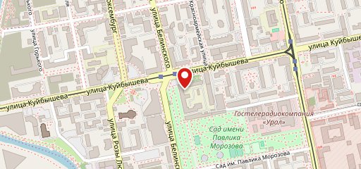 Комбинат Питания УрФУ на карте