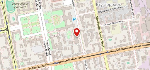 Комбинат питания УрФУ на карте