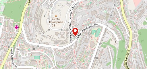 Комета на карте