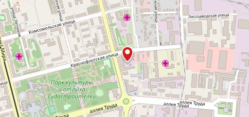 Комсомольский каравай на карте