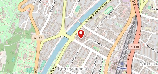 Магазин овощей и фруктов на карте