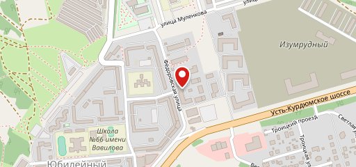 Малина на карте