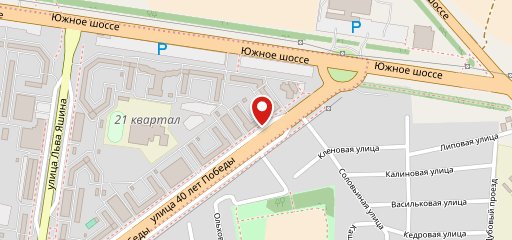 Белый Фартук на карте