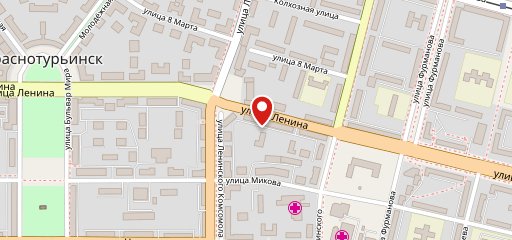 Корвет на карте