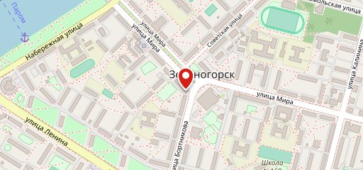 Кулинария гостиницы "Космос" на карте
