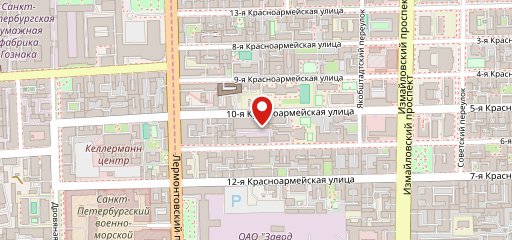 Космос - крыша и бар. Saint Petersburg на карте
