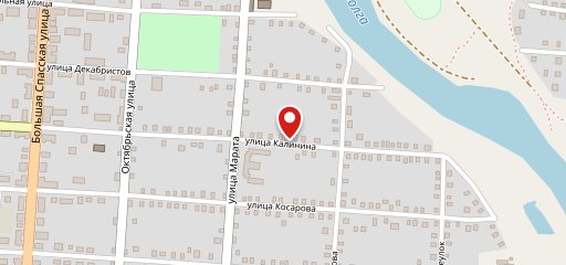 Костер за домом на карте