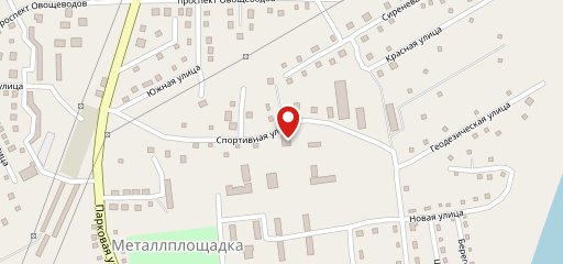 Коттедж на Металке на карте