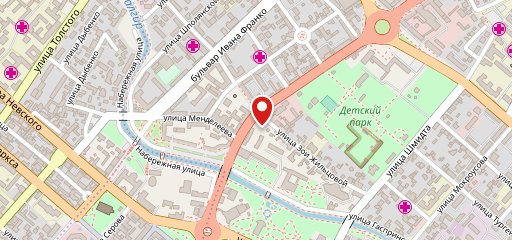 Красивое ЧАО напротив МВД на карте