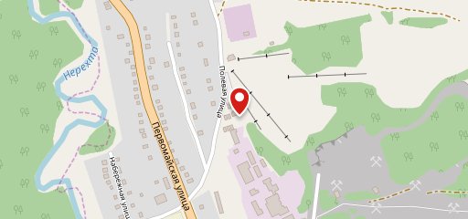 Красная гора на карте
