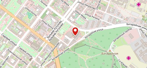Красная поляна на карте