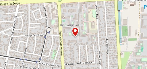 Краснодар на карте