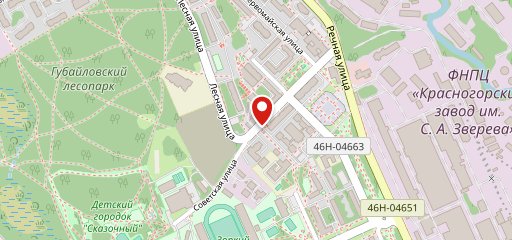 Красногорская Пекарня на карте