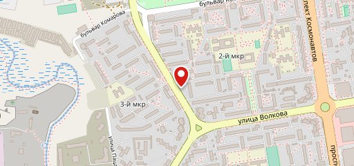 Бар красный Крокодил на карте
