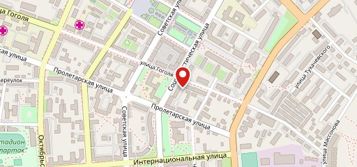 Красный пищевик на карте