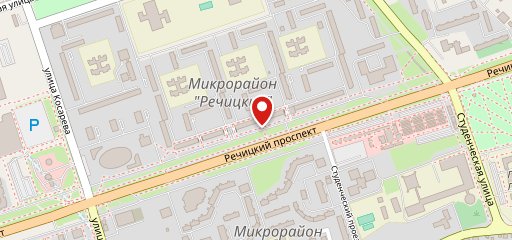 Красный пищевик на карте