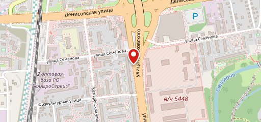 Красный пищевик на карте