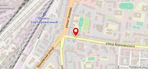 Красный пищевик на карте