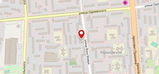 Красный пищевик на карте