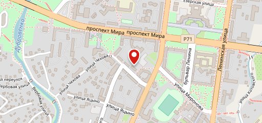 Красный пищевик на карте