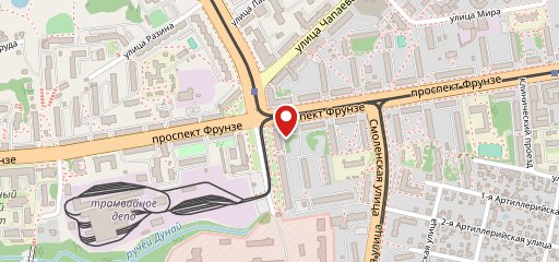 Красный пищевик на карте