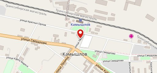 Красный восток на карте