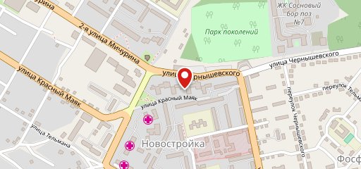 Красный дом на карте