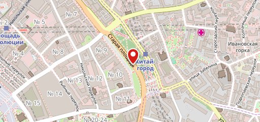 Кремлевский обед на карте