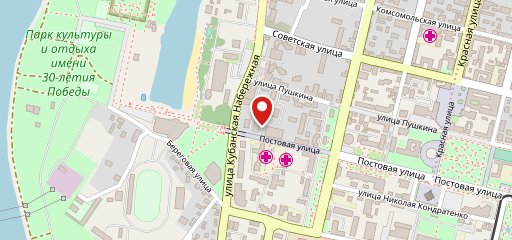 Крендель на карте