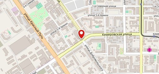 Крендель на карте