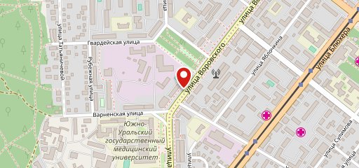 Крендель на карте