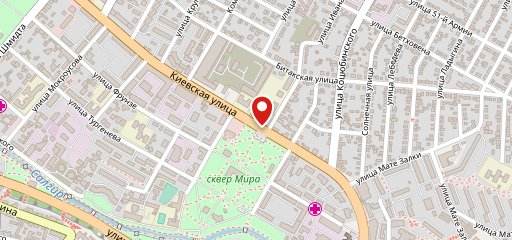 Крендель на карте