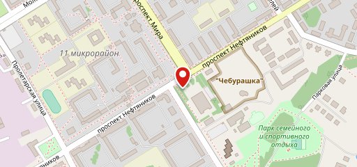Крендель на карте