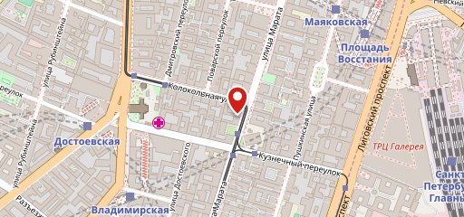 Кренделёк на карте