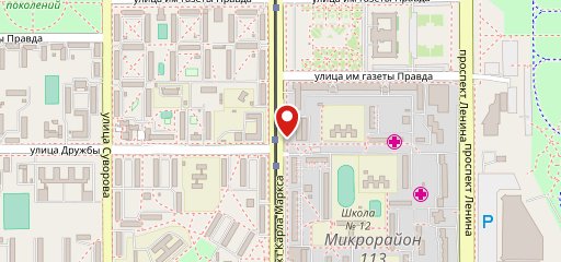 Креп Жоржет на карте