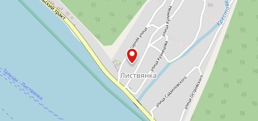 Крестовая падь на карте