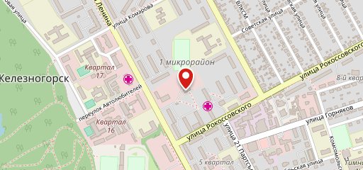 Крона на карте
