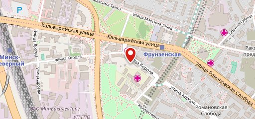 Кропка на карте
