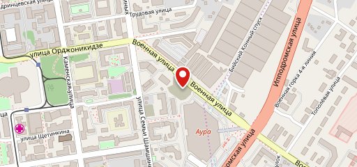 Чашка кофе на карте