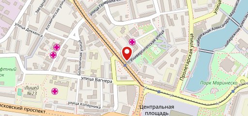 Круассан на карте