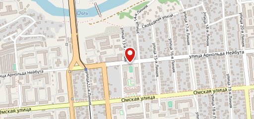 Круглосуточная Сауна Визит в Омске Баня, бассейн на карте