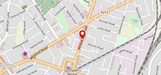Krunk Burgers Whitehorse Road - Croydon на карте