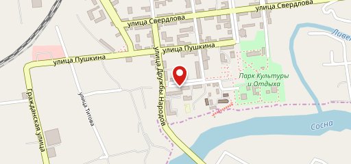 Кружка на карте