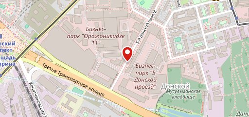 Столовая на карте