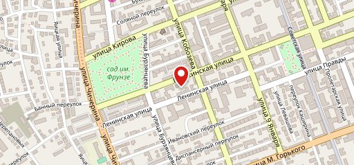 Столовая на карте