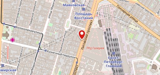 Кухня ВК на карте