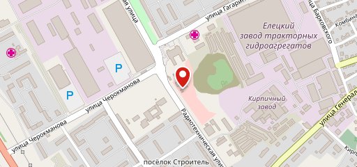 Аэлита на карте