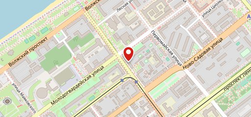 Столовая на полевой на карте