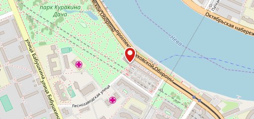 Куракина дача на карте